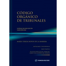 CÓDIGO ORGÁNICO DE TRIBUNALES TR 2022